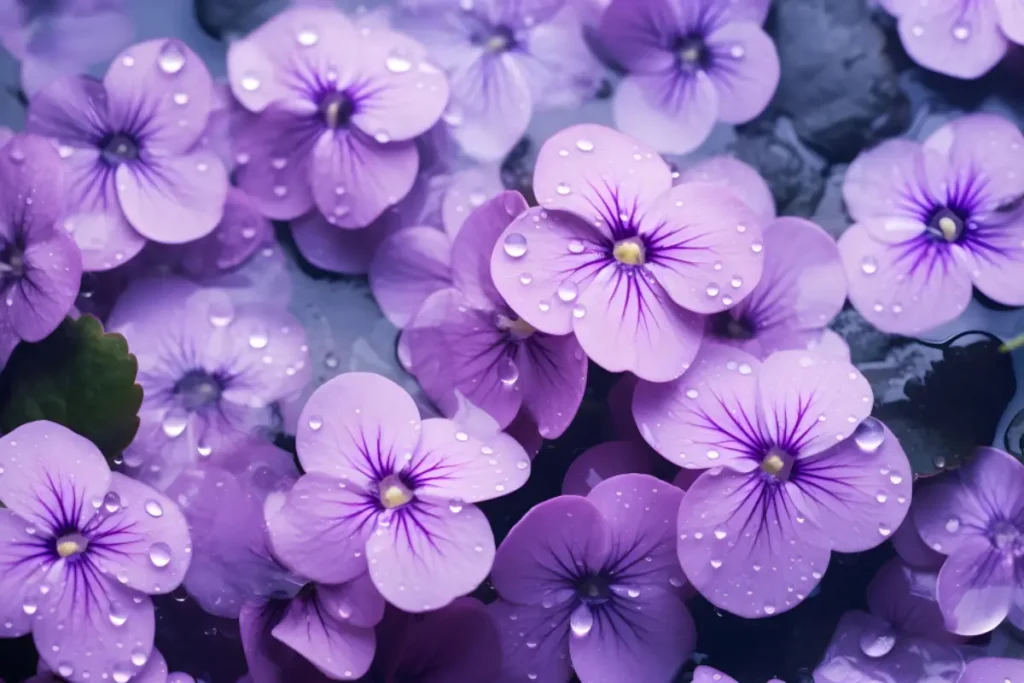 flores de violetas