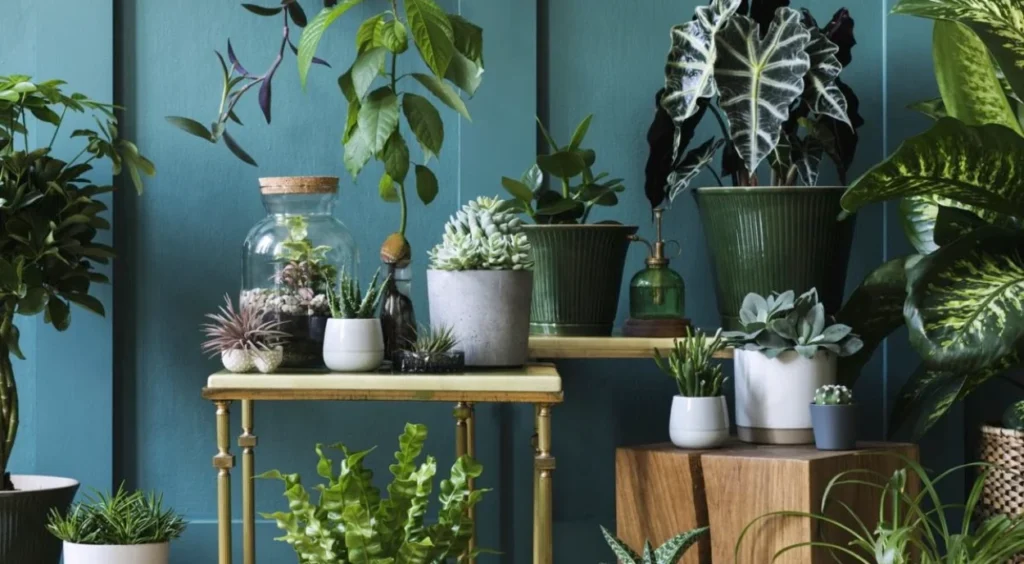 plantas internas em ambiente com pouca luz
