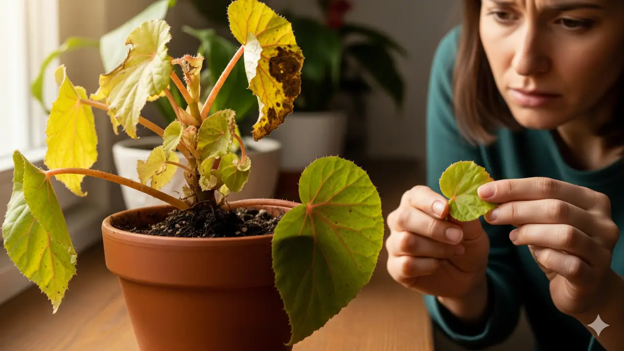 Begônia Caída: 5 Possíveis Motivos e Suas Soluções
