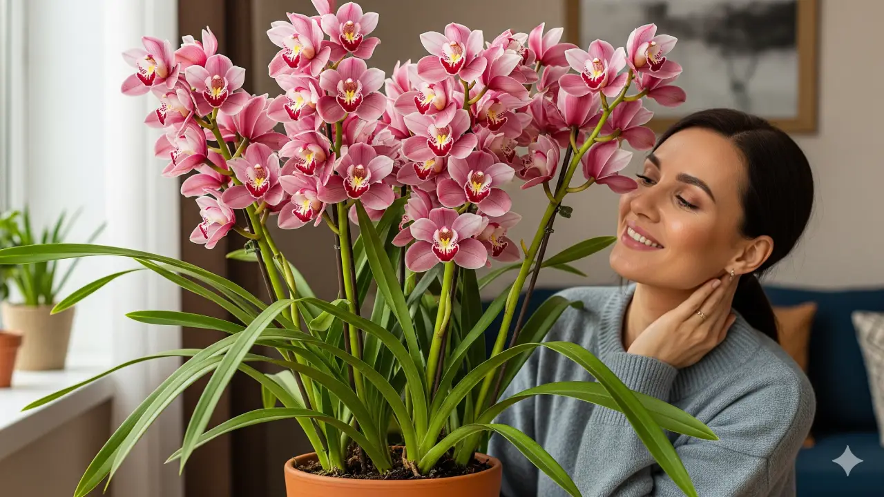 Beleza Exótica: Tudo Sobre a Orquídea Cymbidium e Como Cuidar Dela!