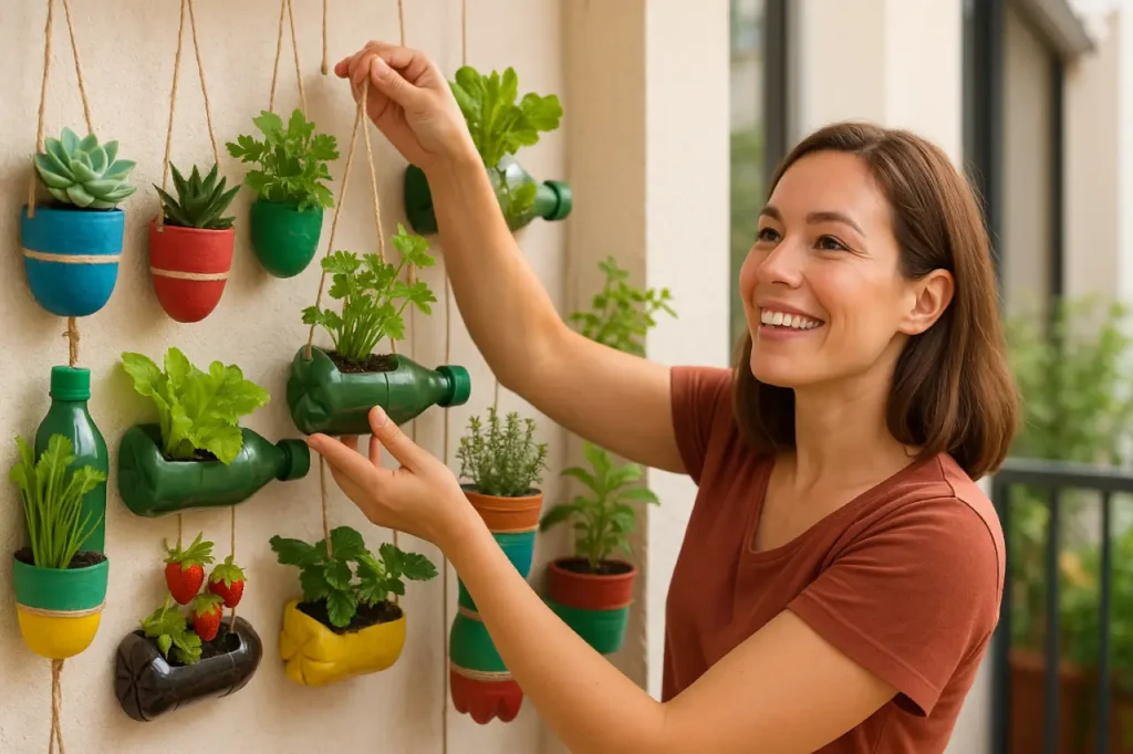 Como Fazer Suportes de Plantas com Garrafas PET e Deixar Tudo Mais Sustentável