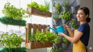 Horta Vertical: Transforme Qualquer Parede Numa Fonte de Alimentos Saudáveis