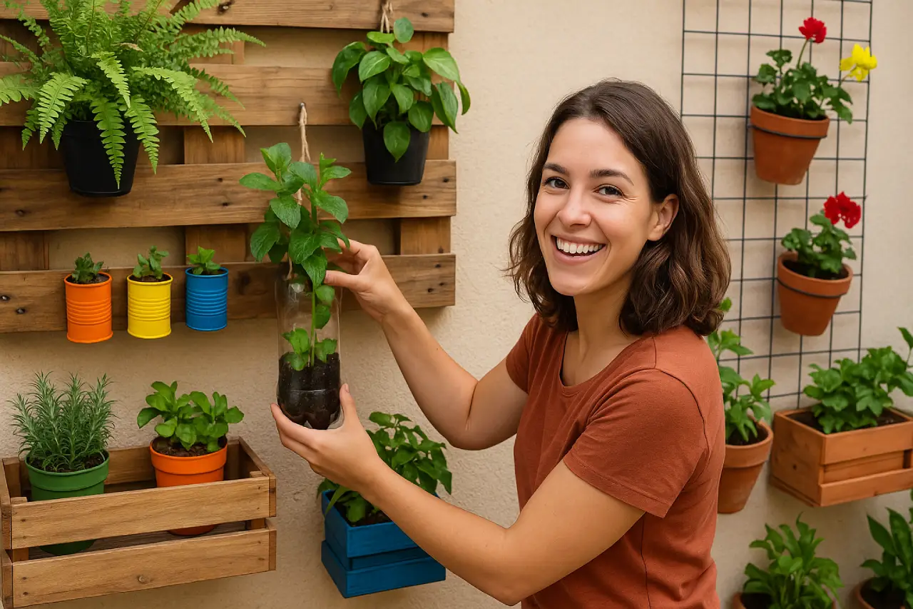 Jardim Vertical Barato: Como Montar o Seu com Pouco Dinheiro