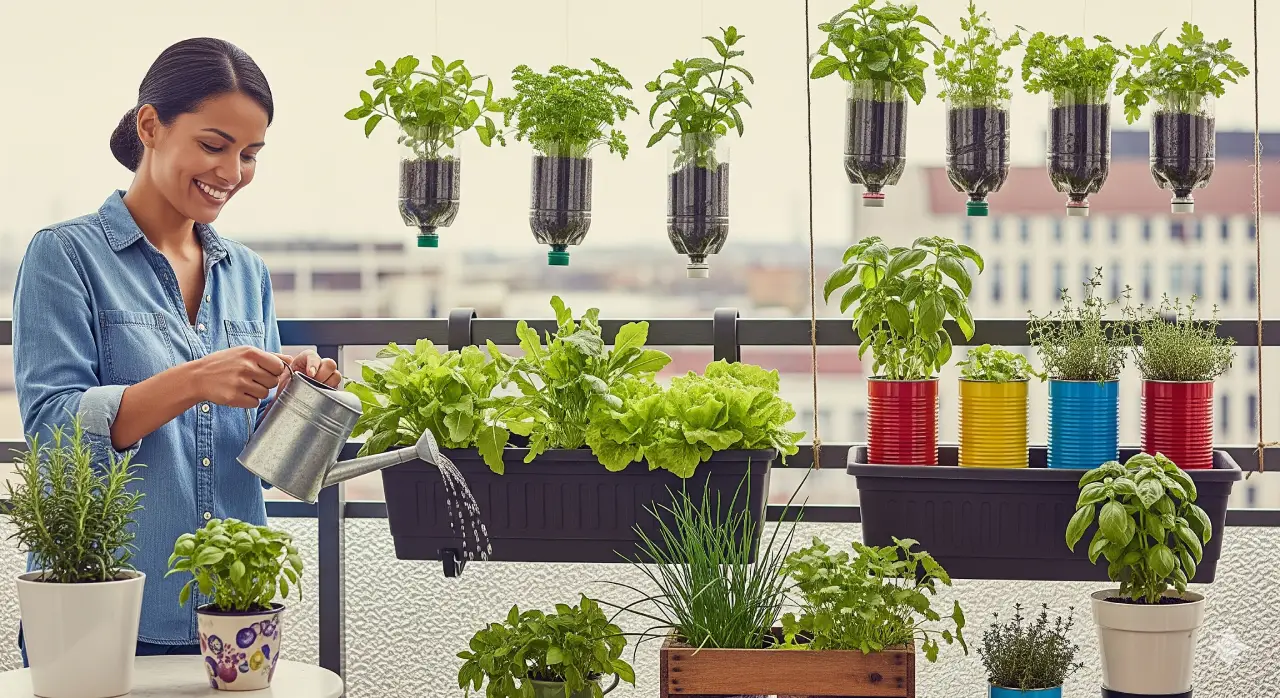 Mini-Horta Urbana: Dicas Práticas Para Cultivar Mesmo com Pouco Espaço