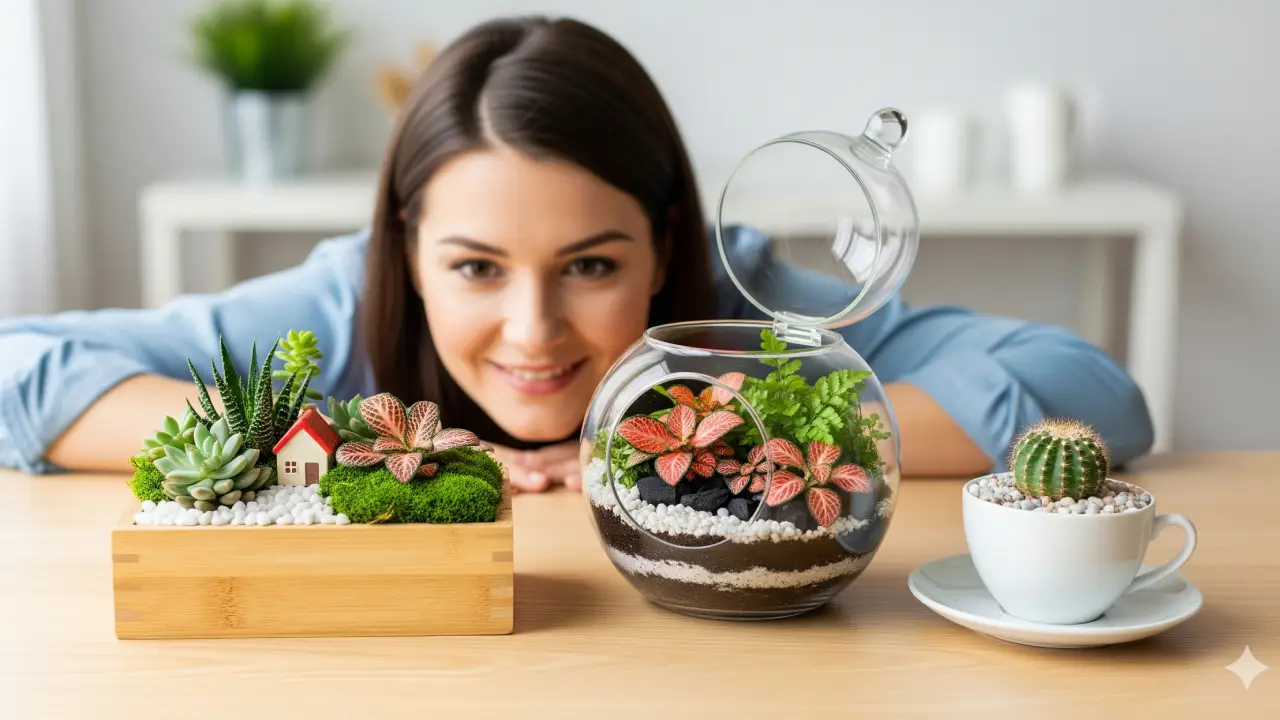 Mini Jardins Criativos: Verde, Charme e Inspiração em Qualquer Espaço