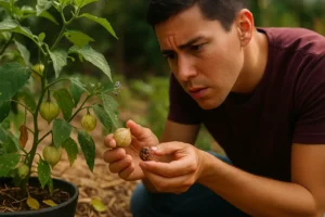 Tomatillo com Fruto Deformado? Descubra o Que Está Dando Errado