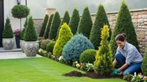 Tuias no Jardim: Elegância e Proteção Natural para Seu Quintal