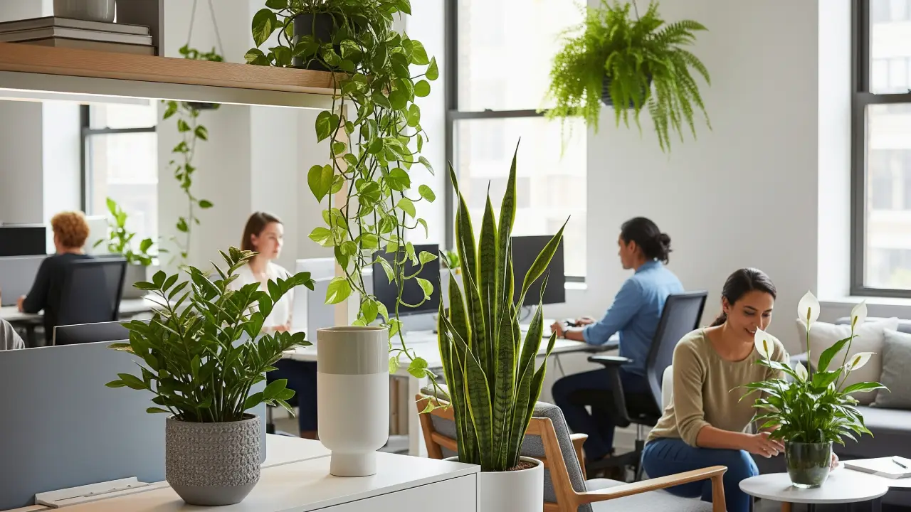 Verde no Escritório: Como Plantas Aumentam a Produtividade
