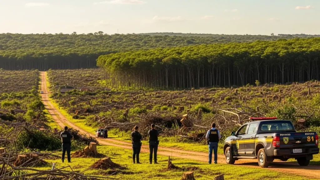 Desmatamento Ilegal em SP: Fazenda é Autuada com Multa Recorde em Barbosa