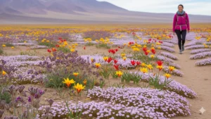 Flores no Deserto: O Atacama Ganha Cores Após Chuva Raríssima
