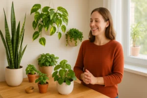 B meta-descrição: Descubra 5 plantas que simbolizam prosperidade e atraem boas energias para o lar. Ideais para cultivar ou presentear em outubro.