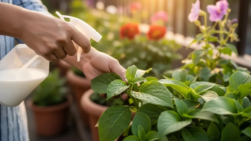 Segredo Caseiro: Como Usar Leite para Deixar Suas Plantas Fortes e Saudáveis