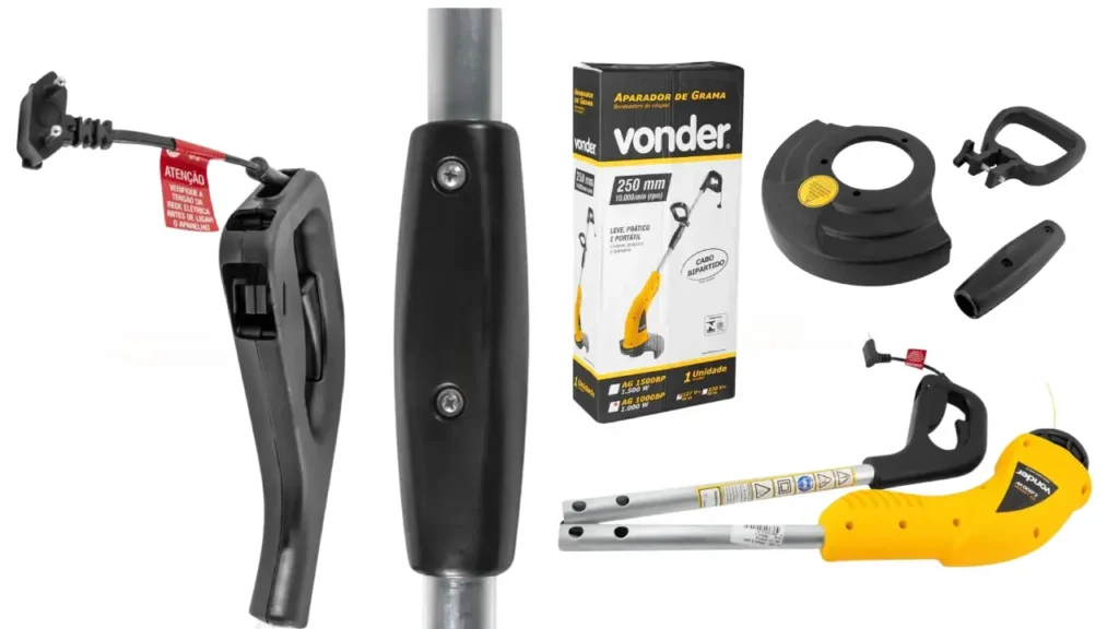 Aparador de Grama Vonder 1500w AG1500bp todos equipamentos